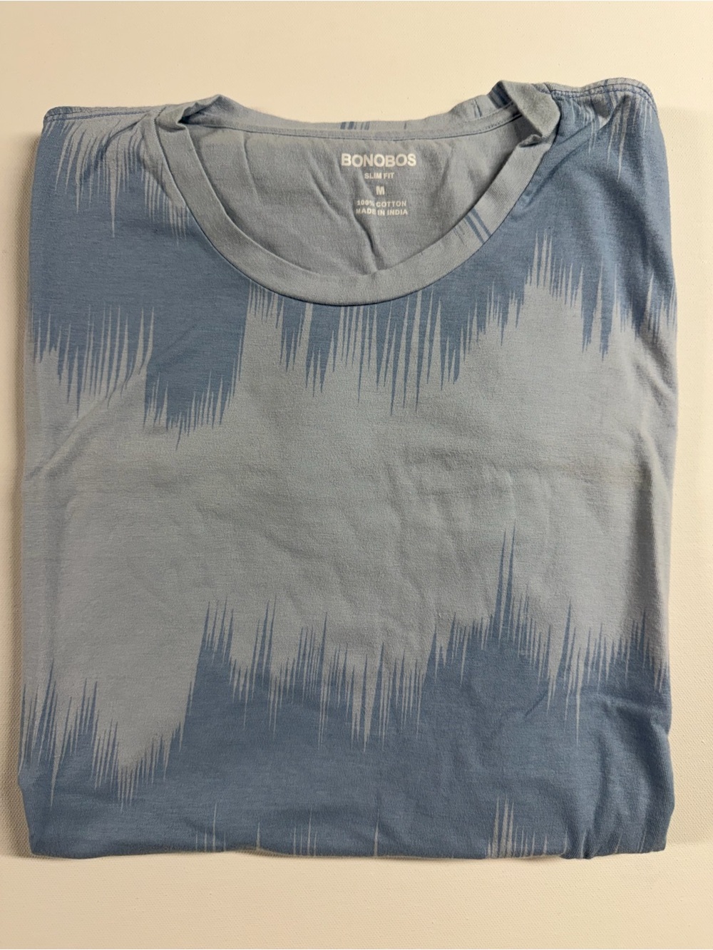 Bonobos Men's Light and Slate Blue Graphic Crewneck Tee